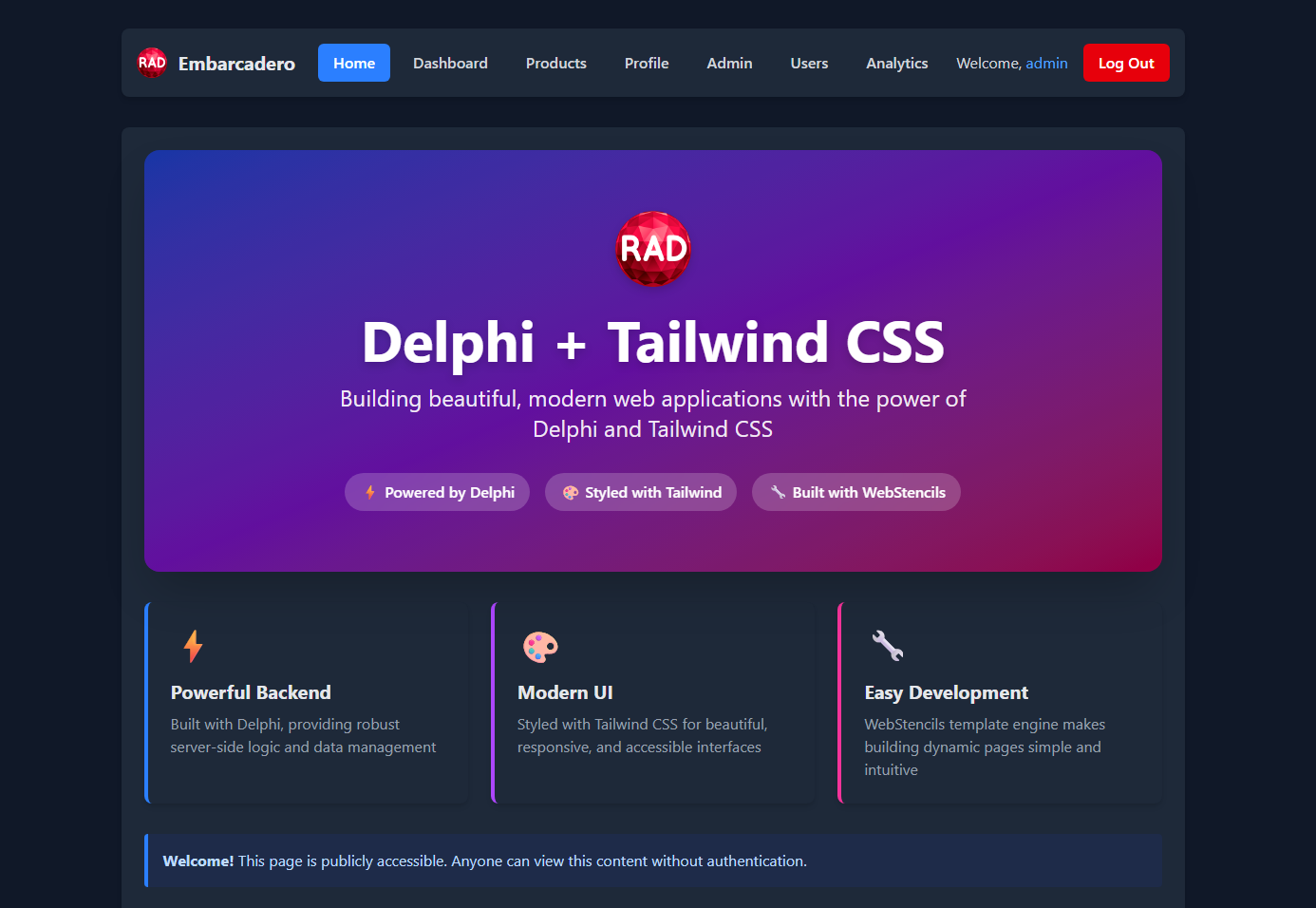WebStencils and TailwindCSS